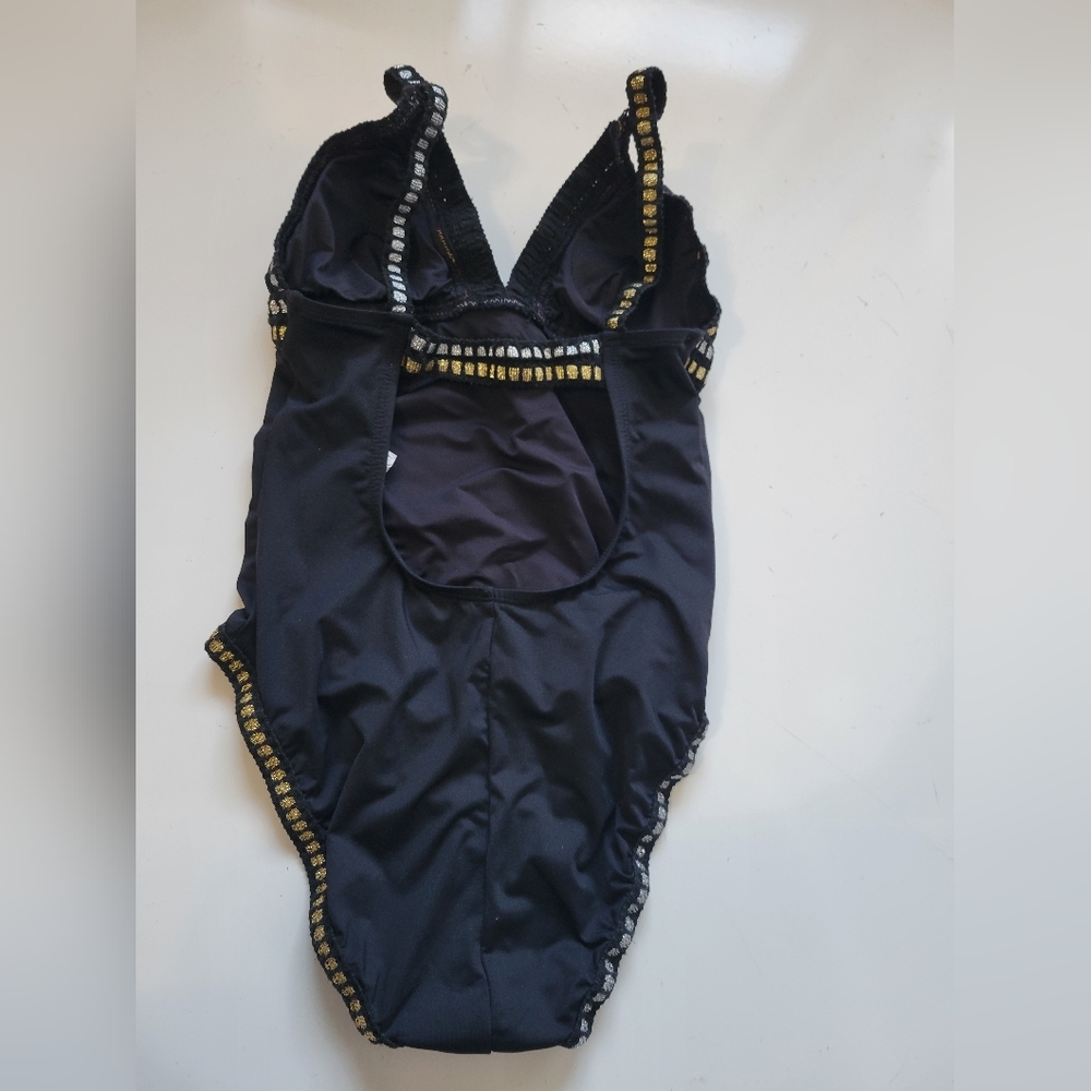 La Blanca Women's One Piece Swimsuit in Black Size 8 - Picture 5 of 10